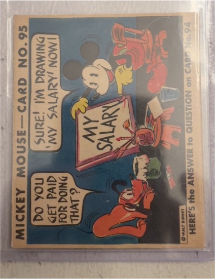 1935 Gum Inc Mickey Mouse Card #95 — front