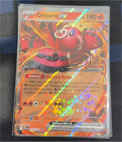 2025 Pokémon ME02 Phantasmal Flames #018 Oricorio EX — front