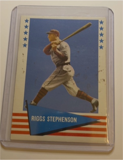 1961 Fleer Baseball Greats #140 Riggs Stephenson — front