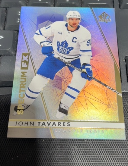 2022-23 Upper Deck SP Authentic Spectrum FX #S20 John Tavares — front