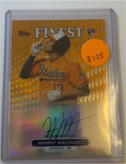 2013 Topps Finest #RA-MM Manny Machado — front