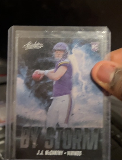 2024 Panini Absolute - By Storm #BS-JMY J.J. McCarthy — front