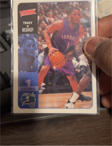2000-01 Upper Deck Victory #1 Tracy McGrady — front