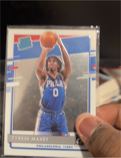 2020-21 Panini Donruss Optic #171 Tyrese Maxey — front