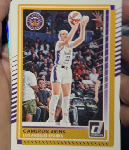 2025 Panini Donruss WNBA #2 Cameron Brink — front