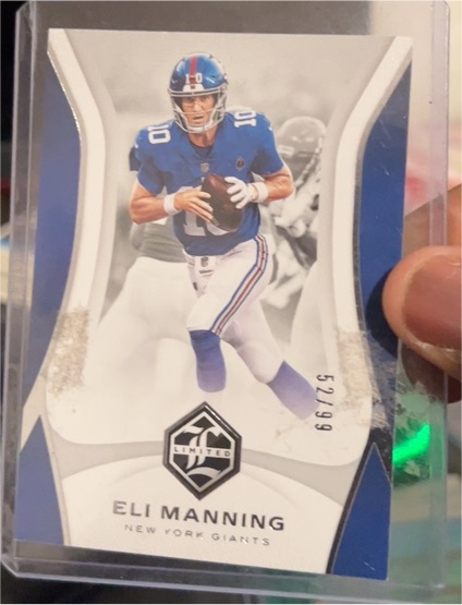 2018 Panini Limited #52 Eli Manning — front