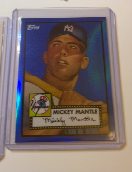 2008 Topps Chrome #MMR-52 Mickey Mantle — front