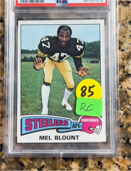 1975 Topps #12 Mel Blount Rookie Card — front