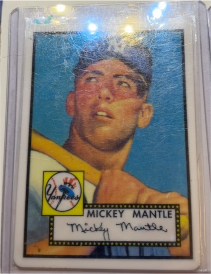 1996 Topps Porcelain #311 Mickey Mantle — front