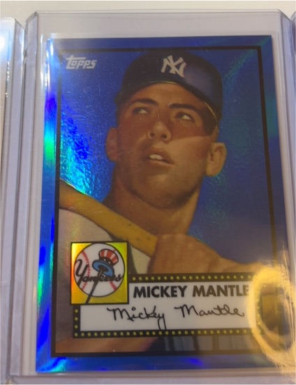 2008 Topps 1952 Chrome #MMR-52 Mickey Mantle — front