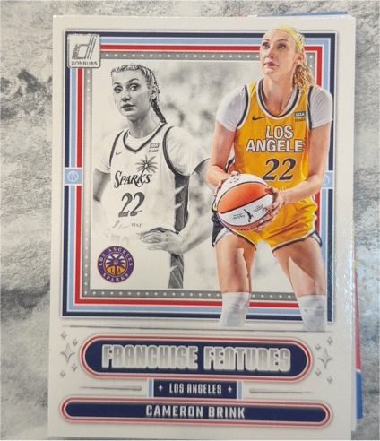 2025 Panini Donruss WNBA #2 Cameron Brink Franchise Features — front