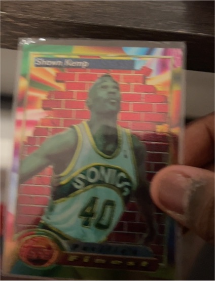 1993-94 Topps Finest #123 Shawn Kemp — front