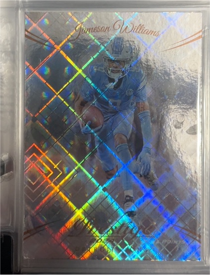 2024 Panini Prestige Xtra Points Diamond Parallel Jameson Williams — front