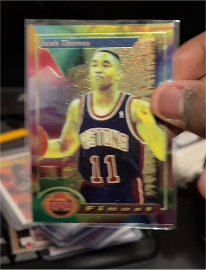 1993-94 Topps Finest #87 Isiah Thomas — front