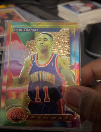 1993-94 Topps Finest #87 Isiah Thomas — front