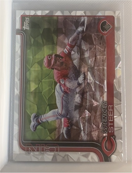 2025 Topps Series 1 #37 Spencer Steer — front