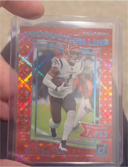 2022 Donruss Production Line #PRD-13 Ja'Marr Chase — front