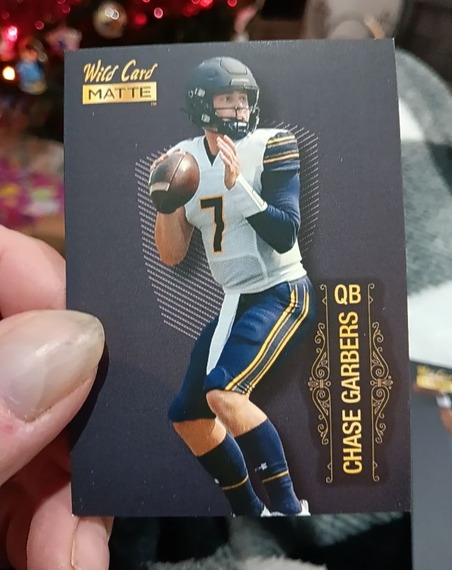 2022 Wild Card Matte #MB-129 Chase Garbers — front
