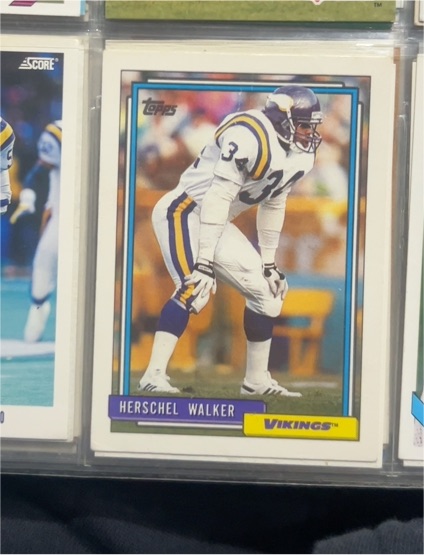 1992 Topps #188 Herschel Walker — front