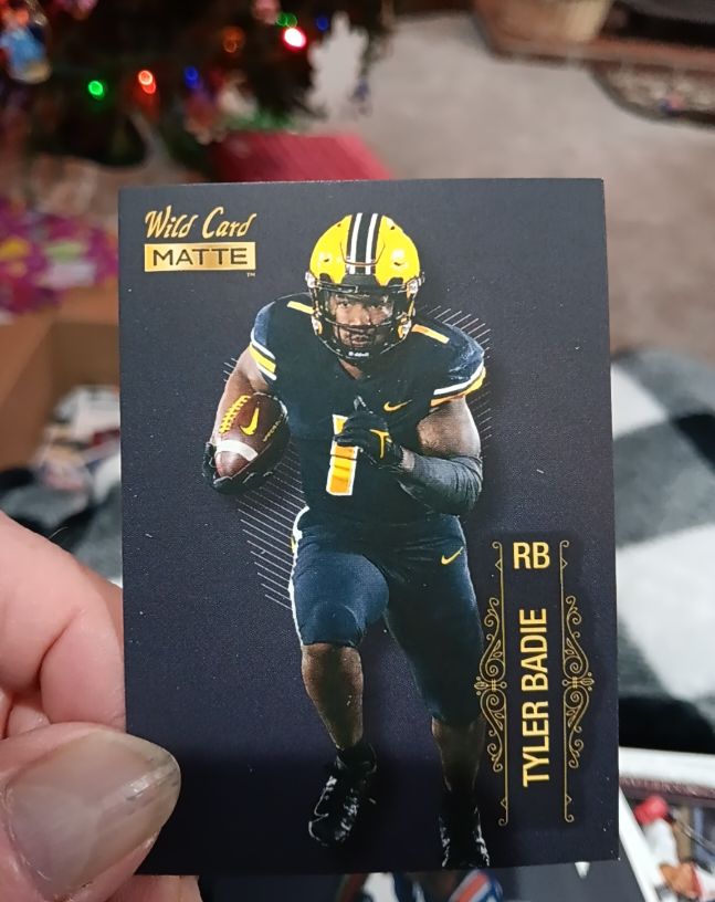 2022 Wild Card MATTE - Black #MB-112 Tyler Badie — front