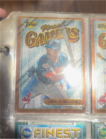 1996 Topps Finest Gamers #155 Eddie Murray — front