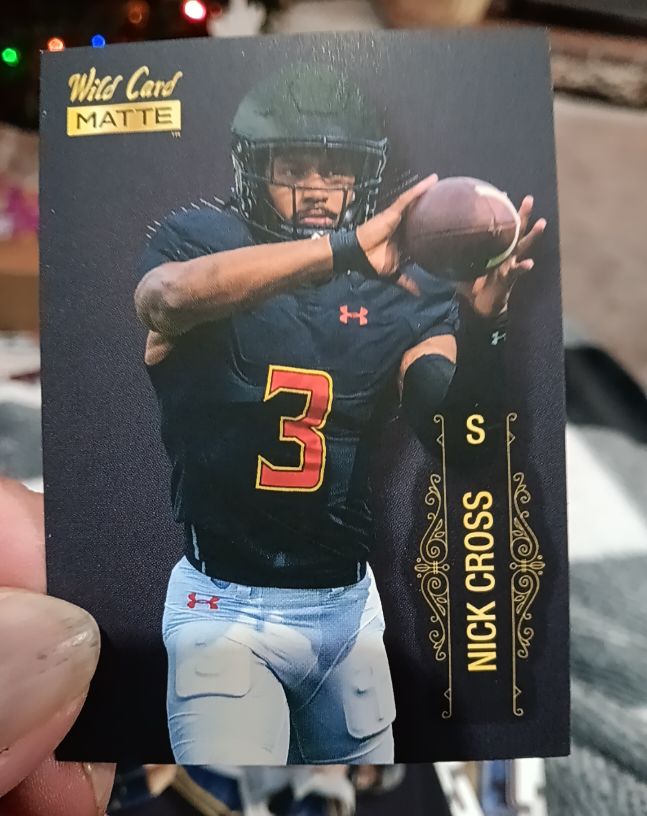2022 Wild Card Matte #MB-122 Nick Cross — front