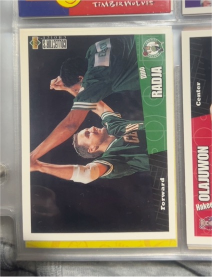 1996-97 Upper Deck Collector's Choice #8 Dino Radja — front