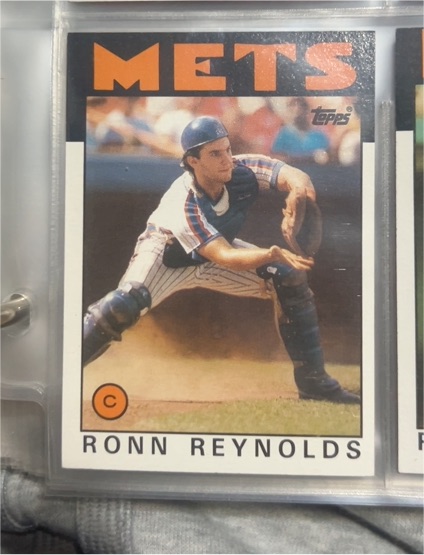 1986 Topps #649 Ronn Reynolds — front