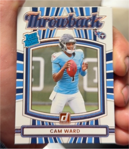 2025 Panini Donruss #25 Cam Ward — front