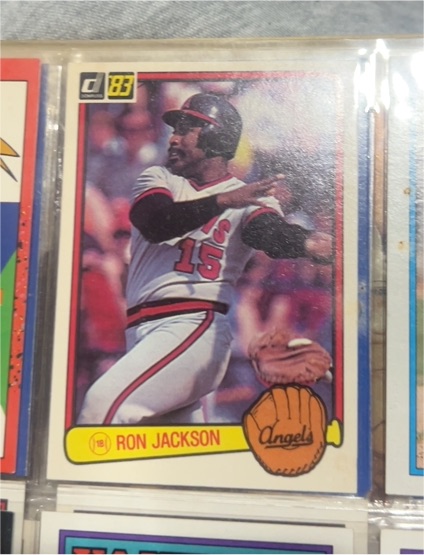1983 Donruss #639 Ron Jackson — front