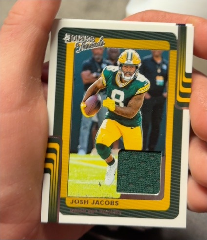 2025 Panini Donruss #DTH-JJS Josh Jacobs — front