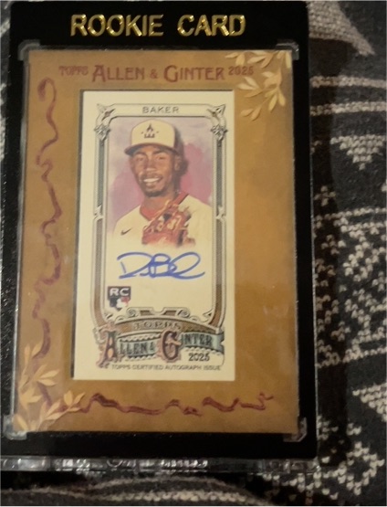2025 Topps Allen & Ginter #MA-DB Darren Baker — front