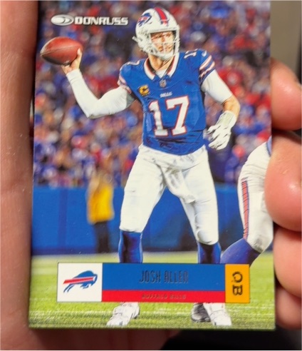 2025 Donruss #R05-JSA Josh Allen Retro 2005 — front