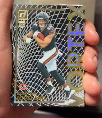 2025 Donruss Football Vortex #19 Colston Loveland — front