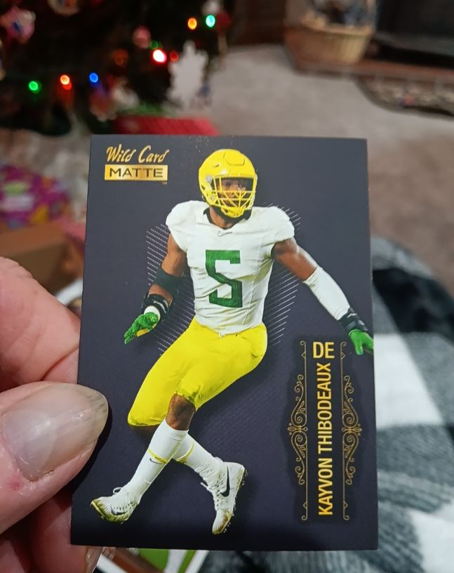 2022 Wild Card Matte #MB-69 Kayvon Thibodeaux — front