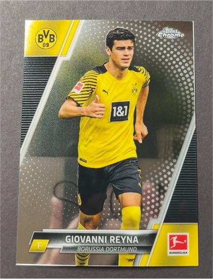 2021-22 Topps Chrome Bundesliga #29 Giovanni Reyna — front