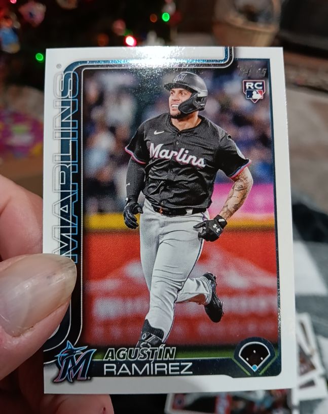2025 Topps Update Series #US11 Agustin Ramirez — front