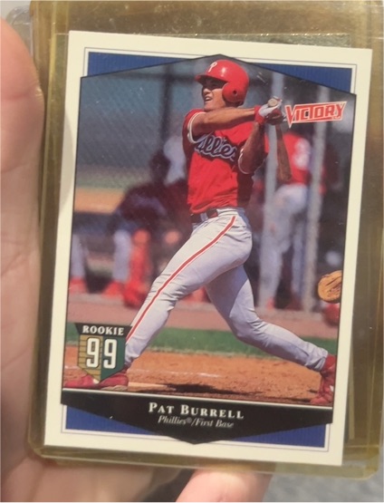 1999 Upper Deck Victory #99 Pat Burrell Rookie — front