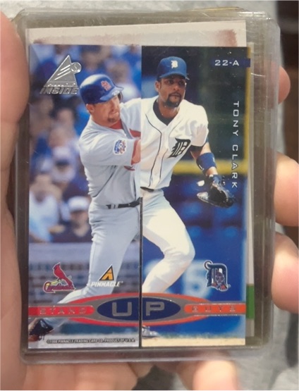 1998 Pinnacle Inside Stand Up Guys #22-A Tony Clark — front