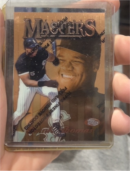1997 Topps Finest Masters #29 Frank Thomas — front