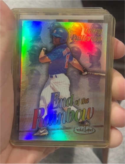 2000 Topps Gold Label End of the Rainbow #ER1 Corey Patterson — front