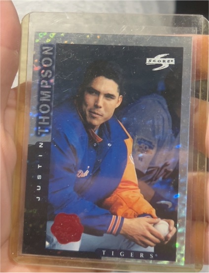 1998 Score #101 Justin Thompson — front