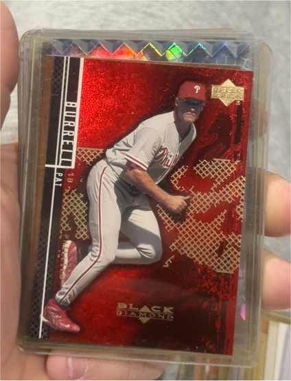 2000 Upper Deck Black Diamond Rookie Edition #78 Pat Burrell — front