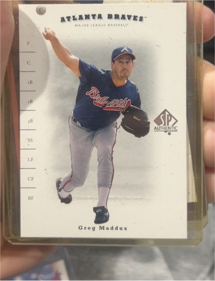 2001 Upper Deck SP Authentic #44 Greg Maddux — front