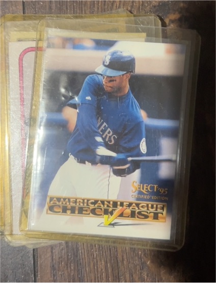 1995 Select Certified Edition #1 Ken Griffey Jr — front