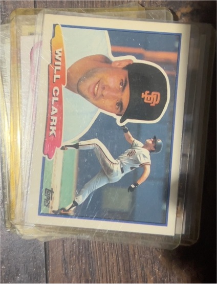 1988 Topps Big #9 Will Clark — front