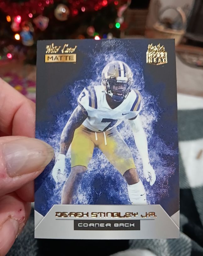 2022 Wild Card Matte #RH-8 Derek Stingley Jr. Rookie Heat — front