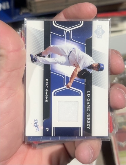 2005 Upper Deck Game Jersey #GJ-EG Eric Gagne — front