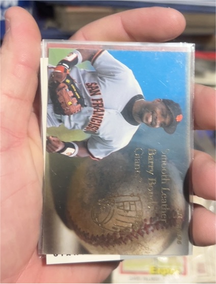 1996 Fleer Update Smooth Leather #2 Barry Bonds — front