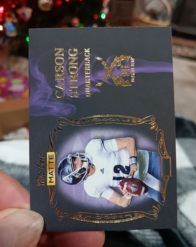 2022 Wild Card Matte Smoking Guns #SG-10 Carson Strong — front